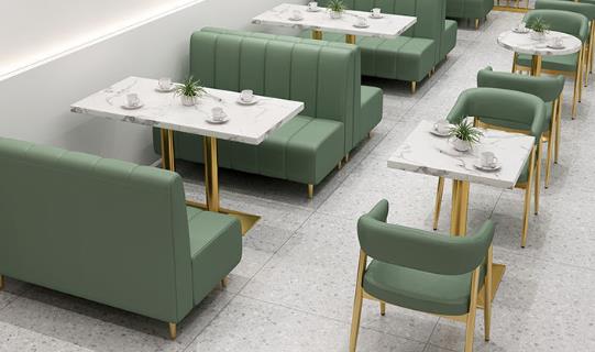 青島星巴克咖啡店卡座沙發(fā)定做